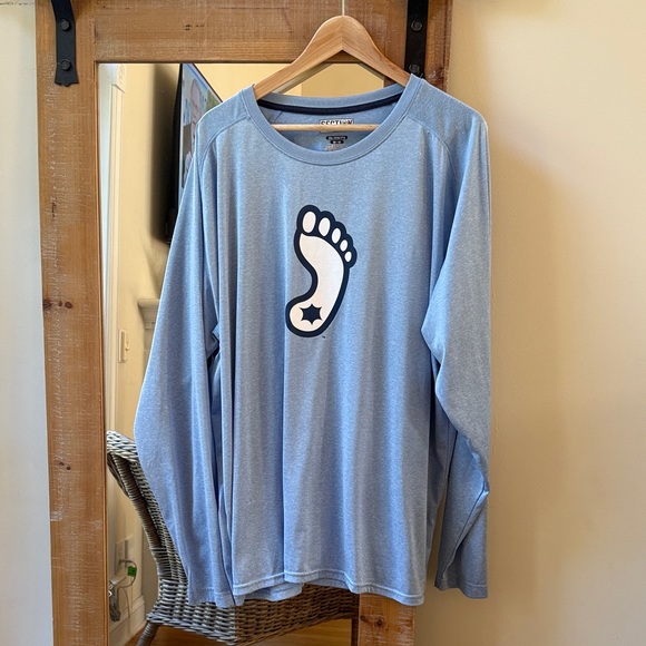 Majestic UNC Chapel Hill Tarheels Long Sleeve Performance Tee Size XXL - Picture 1 of 5